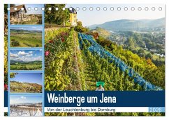 Weinberge um Jena (Tischkalender 2026 DIN A5 quer), CALVENDO Monatskalender Weinberge um Jena (Tischkalender 2026 DIN A5 quer), CALVENDO Monatskalender