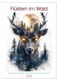 Cover Flüstern im Wald (Wandkalender 2026 DIN A2 hoch), CALVENDO Monatskalender