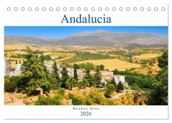 Andalucía - Buenos Días (Tischkalender 2026 DIN A5 quer), CALVENDO Monatskalender