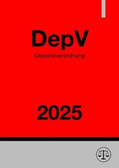 Deponieverordnung - DepV 2025 Cover Deponieverordnung - DepV 2025