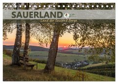 Cover Sauerland - Land der tausend Berge (Tischkalender 2026 DIN A5 quer), CALVENDO Monatskalender