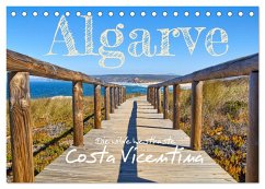 Algarve - Die wilde Westküste Costa Vicentina (Tischkalender 2026 DIN A5 quer), CALVENDO Monatskalender Algarve - Die wilde Westküste Costa Vicentina (Tischkalender 2026 DIN A5 quer), CALVENDO Monatskalender