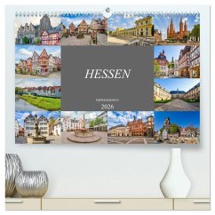 Hessen Impressionen (hochwertiger Premium Wandkalender 2026 DIN A2 quer), Kunstdruck in Hochglanz