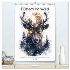 Cover Flüstern im Wald (hochwertiger Premium Wandkalender 2026 DIN A2 hoch), Kunstdruck in Hochglanz