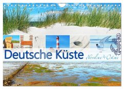 Cover Deutsche Küste - Nordsee und Ostsee (Wandkalender 2026 DIN A4 quer), CALVENDO Monatskalender