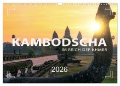 Cover KAMBODSCHA - Im Reich der Khmer (Wandkalender 2026 DIN A3 quer), CALVENDO Monatskalender
