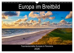 Cover Europa im Breitbild (Wandkalender 2026 DIN A3 quer), CALVENDO Monatskalender