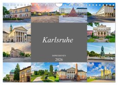 Karlsruhe Impressionen (Wandkalender 2026 DIN A4 quer), CALVENDO Monatskalender
