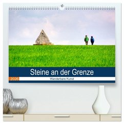 Cover Steine an der Grenze - Wanderbare Kunst (hochwertiger Premium Wandkalender 2026 DIN A2 quer), Kunstdruck in Hochglanz