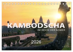 Cover KAMBODSCHA - Im Reich der Khmer (Tischkalender 2026 DIN A5 quer), CALVENDO Monatskalender