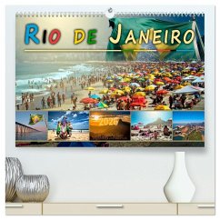 Cover Rio de Janeiro, Stadt des Sonnenscheins (hochwertiger Premium Wandkalender 2026 DIN A2 quer), Kunstdruck in Hochglanz
