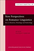 Cover New Perspectives on Romance Linguistics