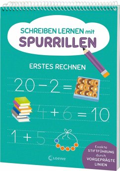 Cover Schreiben lernen mit Spurrillen - Erstes Rechnen