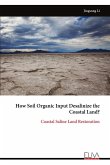 How Soil Organic Input Desalinize the Coastal Land? How Soil Organic Input Desalinize the Coastal Land?