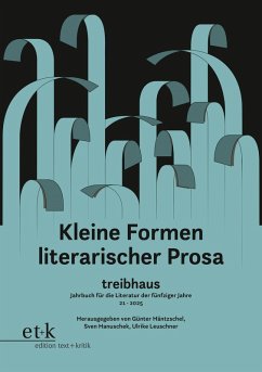 Cover Kleine Formen literarischer Prosa