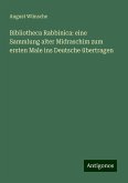 Bibliotheca Rabbinica: eine Sammlung alter Midraschim zum ersten Male ins Deutsche übertragen