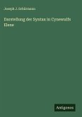 Darstellung der Syntax in Cynewulfs Elene Darstellung der Syntax in Cynewulfs Elene