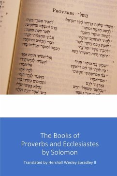 Cover The Books of Proverbs and Ecclesiastes by Solomon