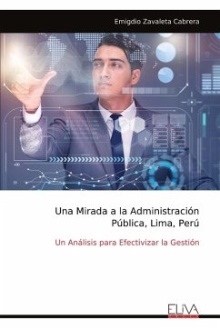 Cover Una Mirada a la Administración Pública, Lima, Perú