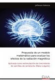Propuesta de un modelo matemático para evaluar los efectos de la radiación magnética