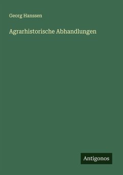 Cover Agrarhistorische Abhandlungen