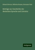 Beiträge zur Geschichte der deutschen Sprache und Literatur Beiträge zur Geschichte der deutschen Sprache und Literatur