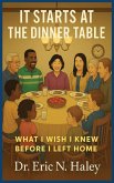 It Starts at the Dinner Table It Starts at the Dinner Table