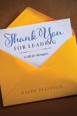Thank You For Leading Thank You For Leading