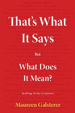 That's What It Says (eBook, ePUB) - Galsterer, Maureen