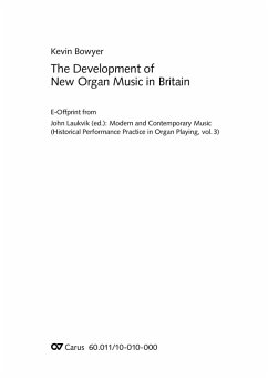Cover The Development of New Organ Music in Britain (eBook, PDF)
