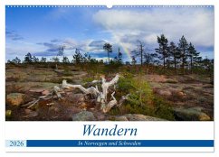 Wandern - In Norwegen und Schweden (Wandkalender 2026 DIN A2 quer), CALVENDO Monatskalender