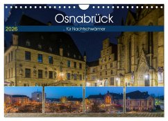 Osnabrück für Nachtschwärmer (Wandkalender 2026 DIN A4 quer), CALVENDO Monatskalender Osnabrück für Nachtschwärmer (Wandkalender 2026 DIN A4 quer), CALVENDO Monatskalender