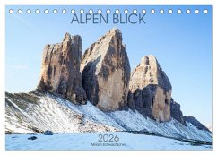 ALPEN BLICK (Tischkalender 2026 DIN A5 quer), CALVENDO Monatskalender