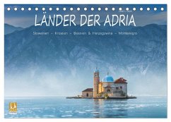 Länder der Adria (Tischkalender 2026 DIN A5 quer), CALVENDO Monatskalender Länder der Adria (Tischkalender 2026 DIN A5 quer), CALVENDO Monatskalender