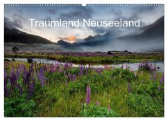 Cover Traumland Neuseeland (Wandkalender 2026 DIN A2 quer), CALVENDO Monatskalender