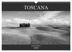 Cover Toscana - monocromatico (Wandkalender 2026 DIN A3 quer), CALVENDO Monatskalender