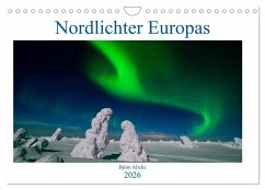 Nordlichter Europas (Wandkalender 2026 DIN A4 quer), CALVENDO Monatskalender