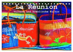 La Réunion - Vulkane und kreolische Kultur (Tischkalender 2026 DIN A5 quer), CALVENDO Monatskalender