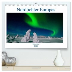 Nordlichter Europas (hochwertiger Premium Wandkalender 2026 DIN A2 quer), Kunstdruck in Hochglanz