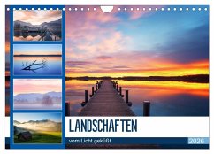 Cover Landschaften vom Licht geküßt (Wandkalender 2026 DIN A4 quer), CALVENDO Monatskalender