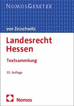 Landesrecht Hessen Cover Landesrecht Hessen