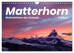 Matterhorn - Wahrzeichen der Schweiz (Wandkalender 2026 DIN A4 quer), CALVENDO Monatskalender