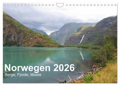Cover Norwegen 2026 - Berge, Fjorde, Moore (Wandkalender 2026 DIN A4 quer), CALVENDO Monatskalender