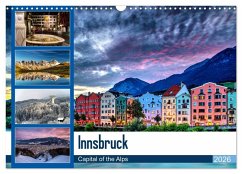 Cover Innsbruck - Capital of the Alps (Wandkalender 2026 DIN A3 quer), CALVENDO Monatskalender