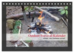 Outdoor-Survival-Kalender (Tischkalender 2026 DIN A5 quer), CALVENDO Monatskalender