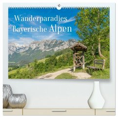 Wanderparadies Bayerische Alpen (hochwertiger Premium Wandkalender 2026 DIN A2 quer), Kunstdruck in Hochglanz