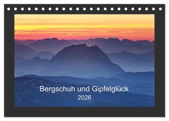 Cover Bergschuh und Gipfelglück (Tischkalender 2026 DIN A5 quer), CALVENDO Monatskalender