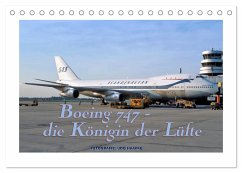 Cover Boeing 747 - die Königin der Lüfte (Tischkalender 2026 DIN A5 quer), CALVENDO Monatskalender