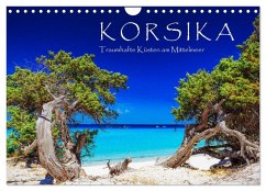 Cover Korsika - Traumhafte Küsten am Mittelmeer (Wandkalender 2026 DIN A4 quer), CALVENDO Monatskalender