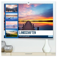 Cover Landschaften vom Licht geküßt (hochwertiger Premium Wandkalender 2026 DIN A2 quer), Kunstdruck in Hochglanz